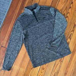 Gray Under Armour Quarter-Zip Pullover